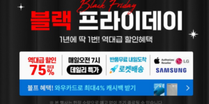 2024년 쿠팡블랙프라이데이 이벤트를 즐겨보자